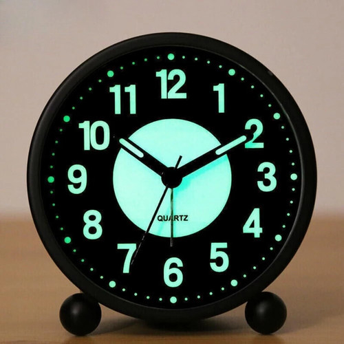 Black silent bedside - black,