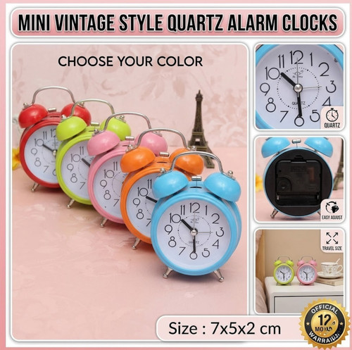 Classic double bell mini - bell, alarm