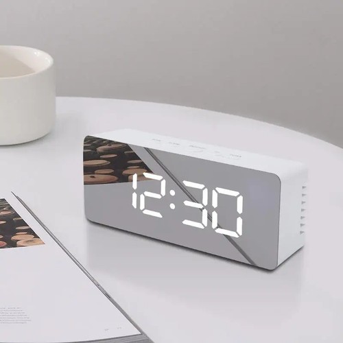 Digital led alarm clock with - alarm,