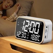 Large Mirror Alarm Clock